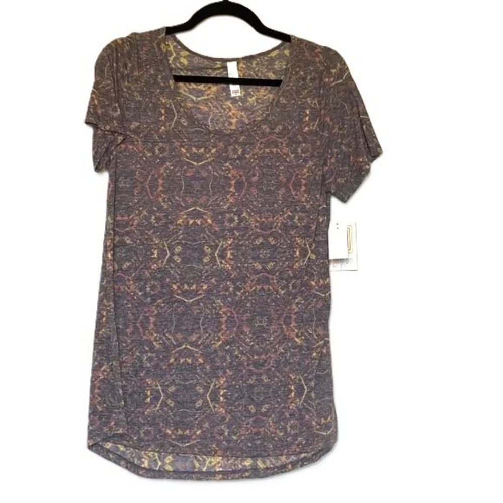 LuLaRoe Classic T Shirt Womens Medium NWT Geometric Kaleidoscope Tee
